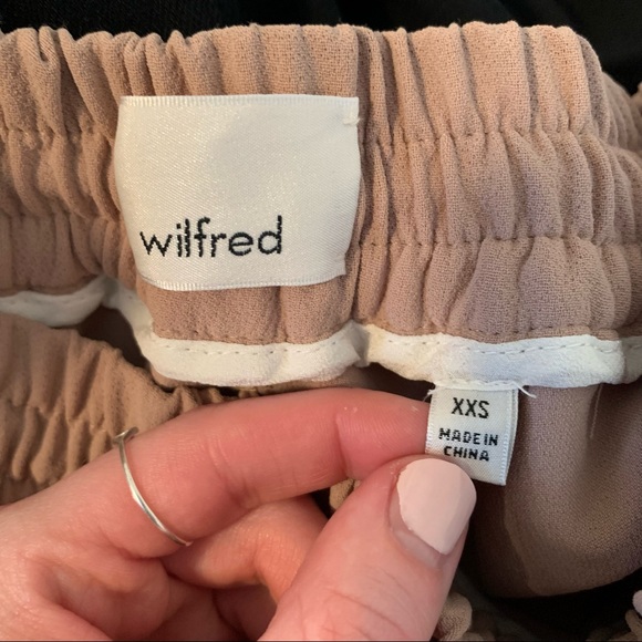 Artizia Wilfred Buffon Pant Crepe Joggers Pink XS - Picture 12 of 12